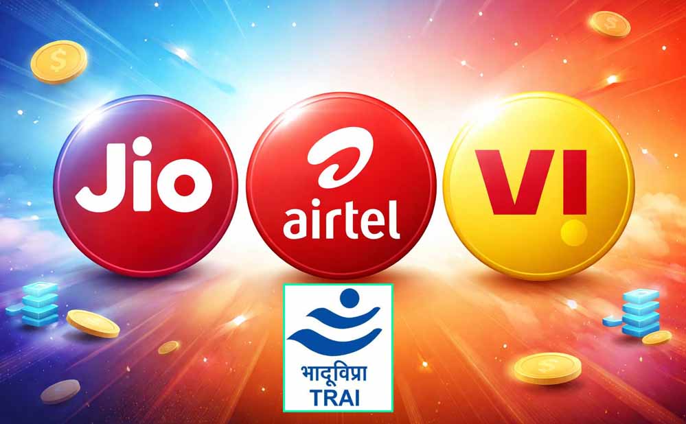 TRAI की सख्ती! Jio-Airtel-Vi को लाना होगा बिना डेटा वाला रिचार्ज, 30 दिन की वैलिडिटी