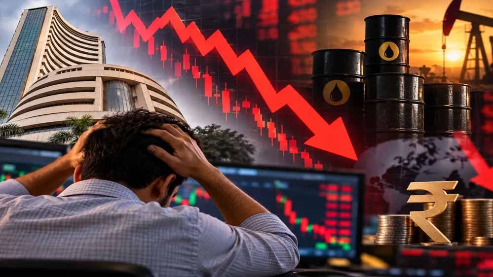 Stock Market Crash: खुलते ही शेयर बाजार में हाहाकार, निफ्टी 23,000 के नीचे