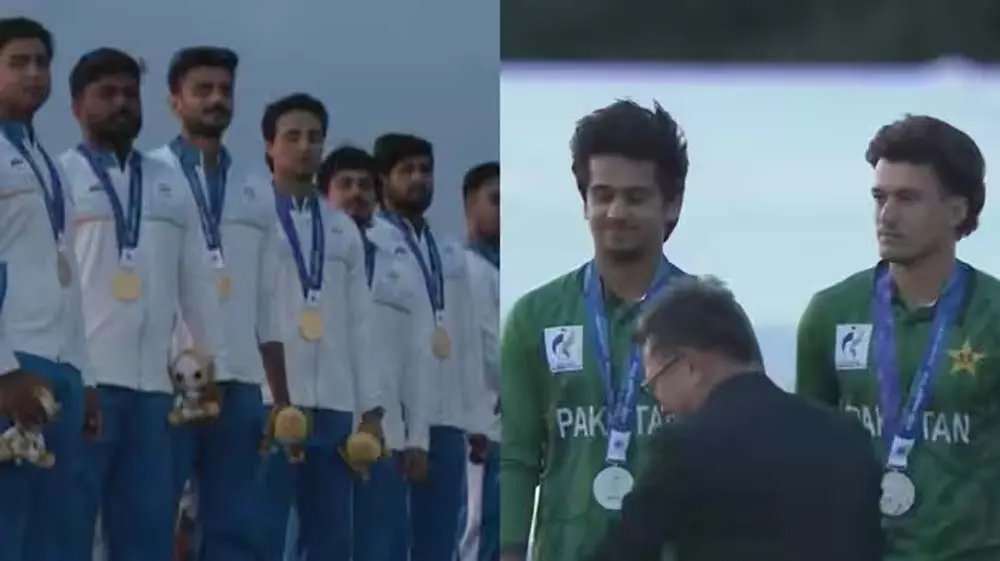 मोहसिन नकवी का सपना चकनाचूर, जन-गण-मन पर सावधान खड़ी रही पाकिस्तान टीम, भारत का दबदबा