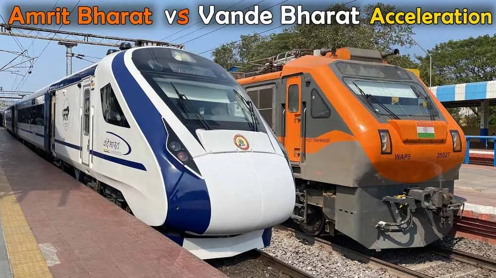 Vande Bharat vs Amrit Bharat: किराया, दरवाजे और स्पीड से लेकर जानें दोनों ट्रेनों के 5 बड़े अंतर