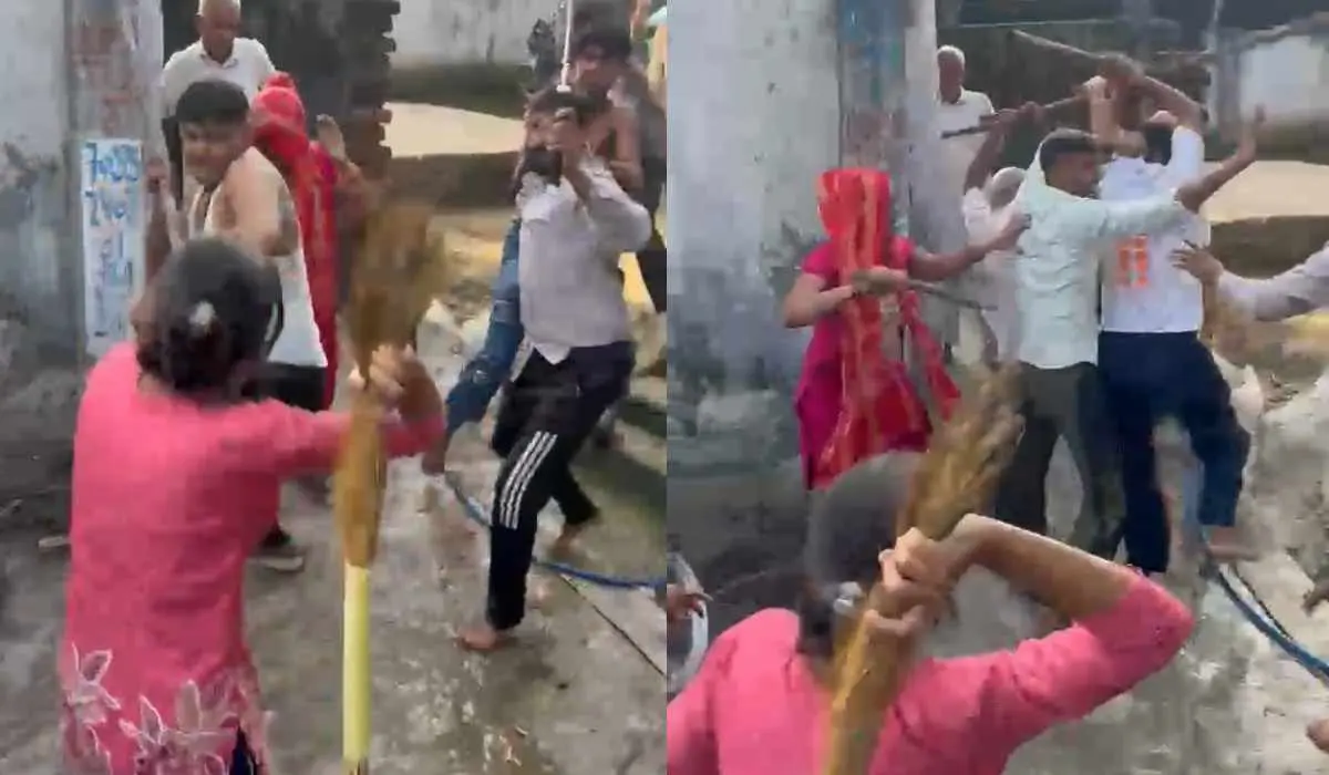 तेज रफ्तार बाइक ने बुजुर्ग को मारी टक्कर, विरोध पर दो पक्ष भिड़े, छह घायल-VIDEO