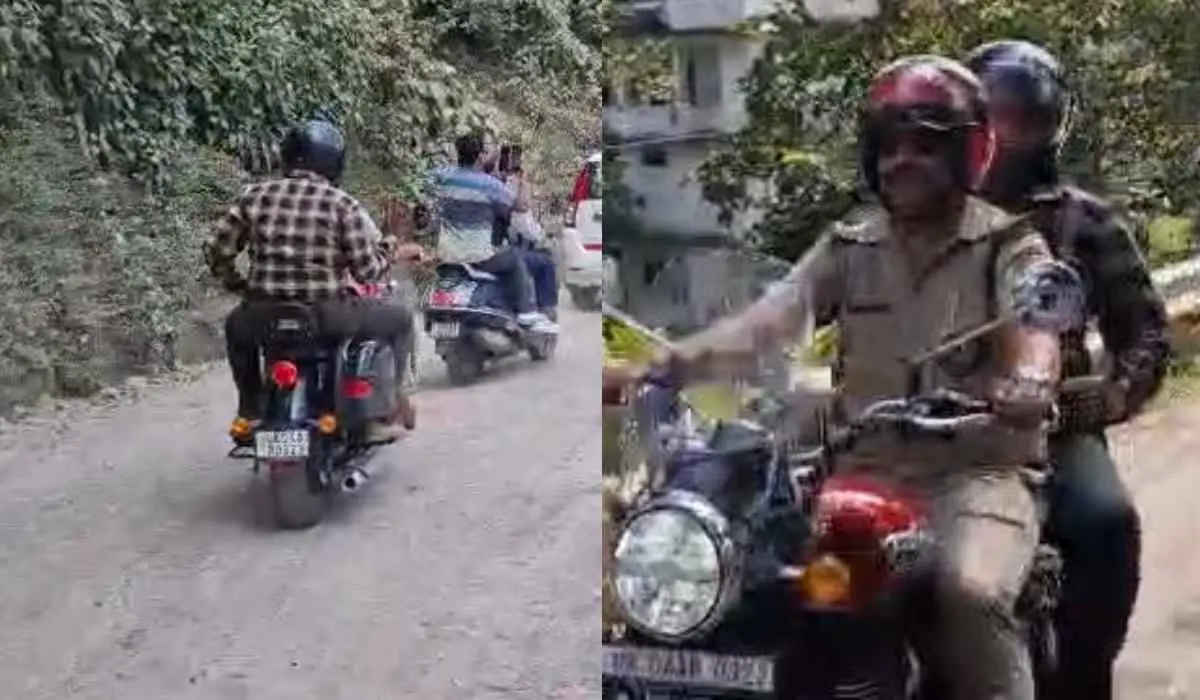 वीकेंड पर नैनीताल-भीमताल फुल, SSP ने बुलेट से लिया ट्रैफिक व्यवस्था का जायजा
